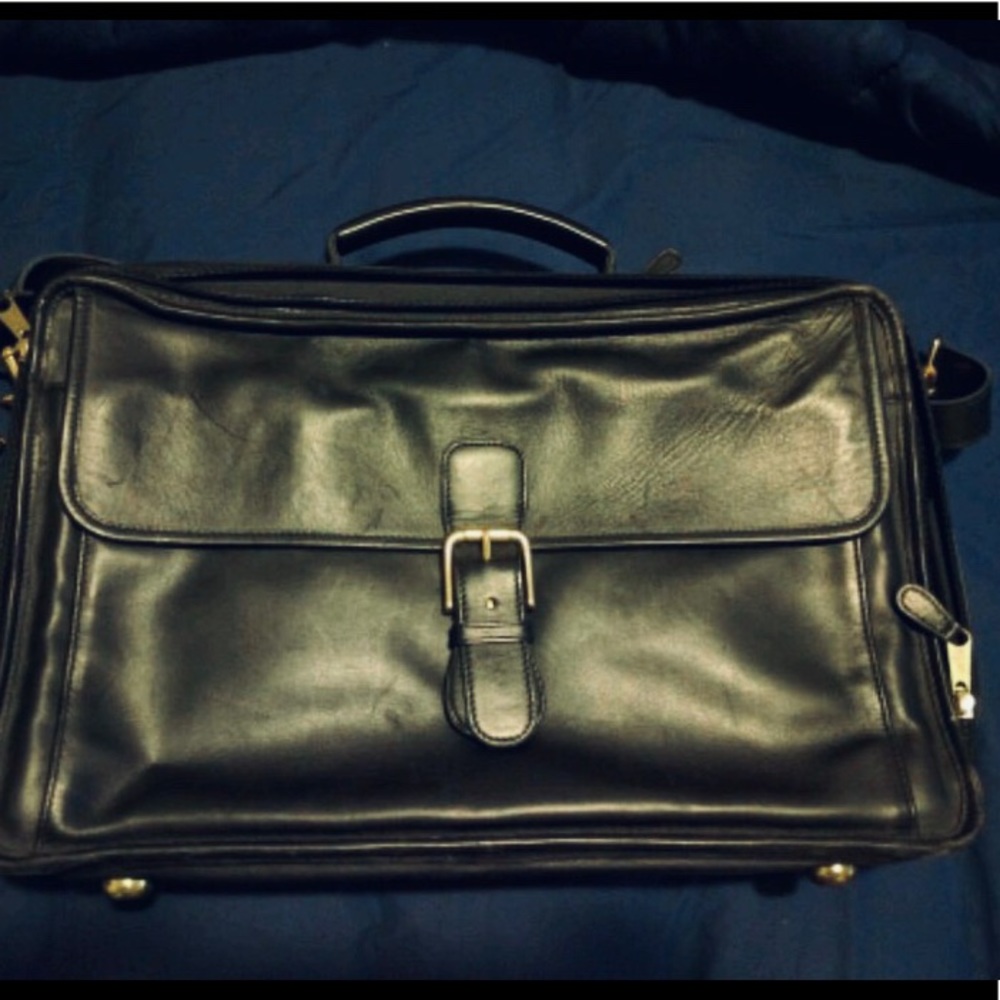 Coach Leather Business Briefcase